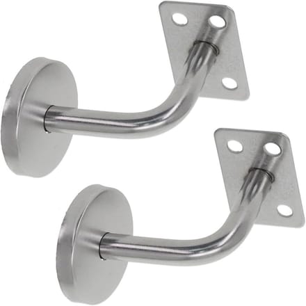 Leuninghouders - Balustrade beugels - Trappenhuis verstevigen - Robuuste duurzaamheid - 10 stuks - Zilver