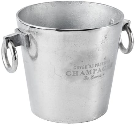 Michael Noll - Champagnekoeler - Aluminium - Zilver - Rond - Maat M - 23 cm