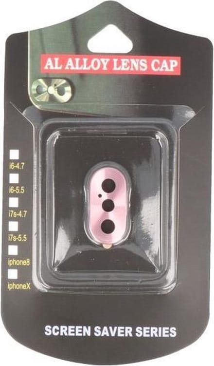 BestCases - Apple iPhone X camera lens cover Roze