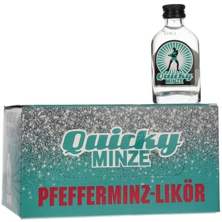 Quicky Minze Pfefferminzlikör 18% Vol. 20x0,02l