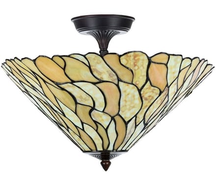 Tiffany Verlengde Plafonnière Jade Ø 50 - Art Deco Trade