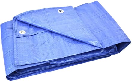 GEKO Blauwe dekzeil - versterkt - waterdicht - 8x12m