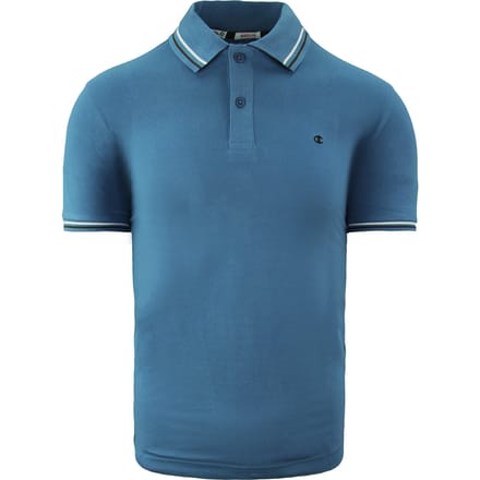 Champion Heritage Fit Heren Blauw Poloshirt