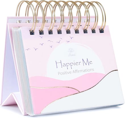 Inspirerende affirmatiekalender voor vrouwen - Ongedateerd bureaugeschenk met motiverende quotes