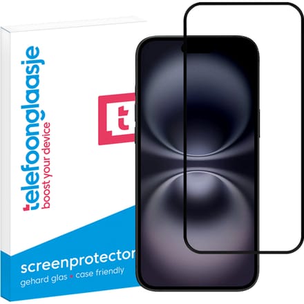 iPhone 16 Plus screenprotector Edge to Edge