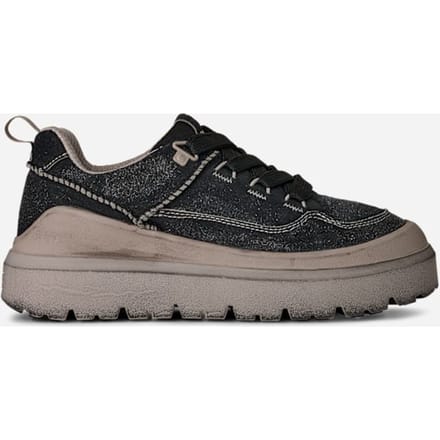 UGG® Heritage Utility Trainer Knoll in Black/Campfire, Suede/Polyester/Cotton