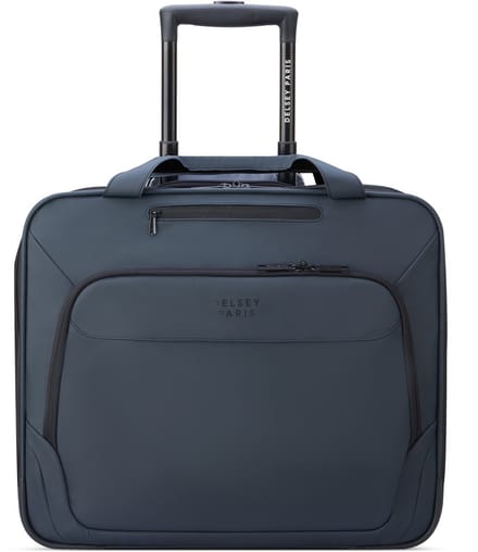 Delsey Parvis Plus Pilot Case 17.3 inch – 30L – 2 Wielen – Trolleyband – Waterafstotend Gerecycled Polyester – Grey