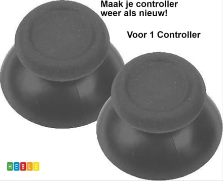 *** Geschikt voor 1 Playstation 4 controller Thumbsticks Grijs - Controller Maken - van Heble® ***