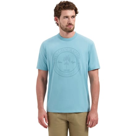 T-shirt met ronde hals en korte mouwen met print