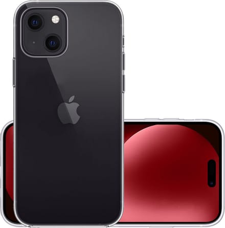 Hoesje - Geschikt voor Apple iPhone 15 Plus - Sterk & Shockproof - Hoes Cover - Siliconen Case - Transparant