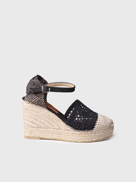 Espadrilles met hoge sleehak | MARIONA
