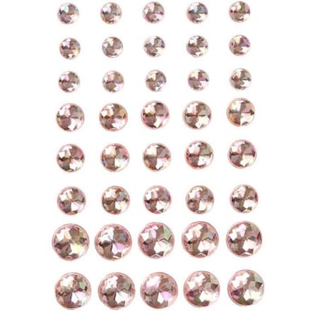 Vivi Gade Strasstenen Roze 6 + 8 + 10 Mm 40 Stuks
