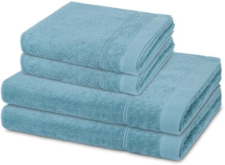Ross Sonstiges 2 X handdoek 2 X douchehanddoek - in set 4 pack Rubin