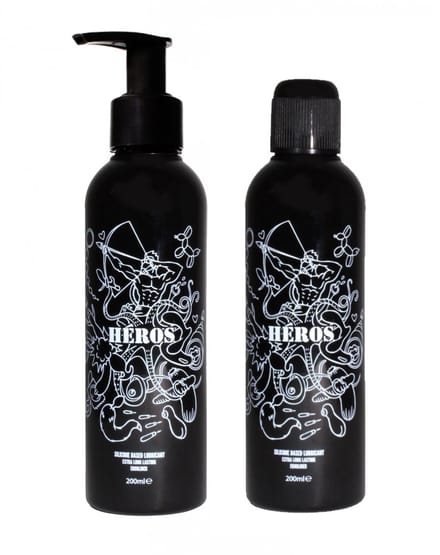 Heros Siliconen Glijmiddel inclusief DOSEERPOMP - 2x 200ml | NIEUW!