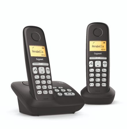 Gigaset AL385A Duo Telefoon + Antwoordapparaat Zwart
