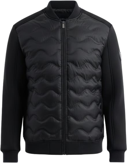 OMBRE Jas - Rits - Effen Zwart M
