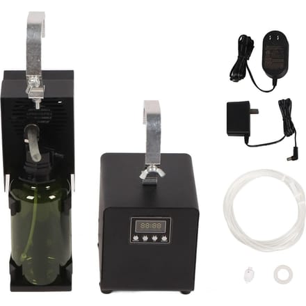 Diffuseur d'arômes suspendu avec ventilateur 700 ml Se connecte au système de climatisation central Diffuseur de parfums intelligent commercial séparé black