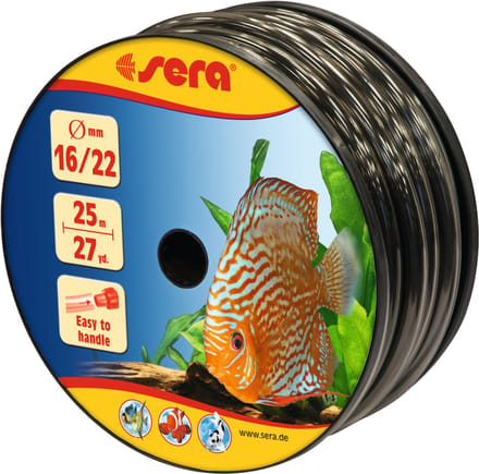 Sera Slang 16/22 Grijs 25 Meter Katrol