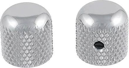 Allparts MK0110010 Chroom Dome Knoppen - 2 Stuks