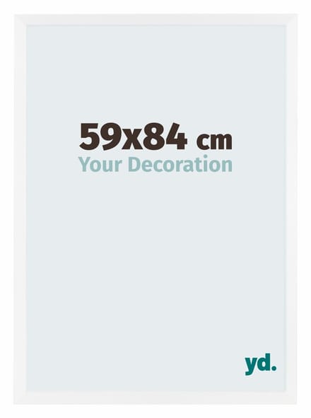 Your Decoration - Fotolijst 59x84 cm - MDF - Wit Mat - Catania