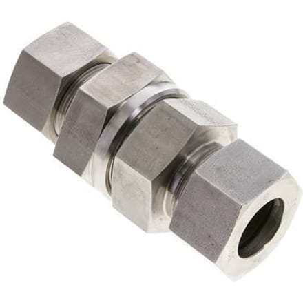 30S (M42x2) RVS Terugslagklep Snijring 1-250 bar ISO 8434-1