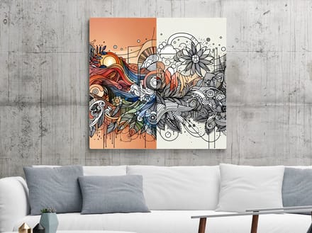 Kunstprint | Wanddecoratie | Forex | 100 × 100 cm