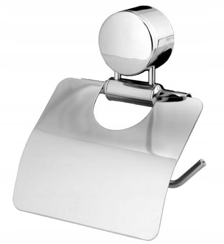 Galicja - Toilethouder met Klep - Staal - Wandmontage - Chroom