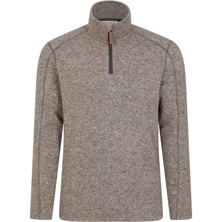Mountain Warehouse Heren Idris II Half Zip Fleece Top (Beige)