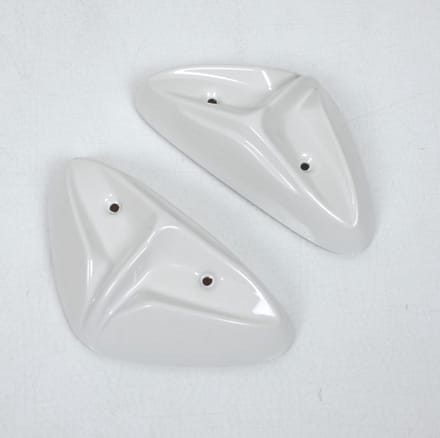 Protection pads AR Blanc perlé Replay pour scooter MBK 50 Stunt YJ-78116E-1