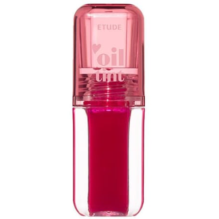 Etude Cher Darling Oil Tint 03-06, Brillance Huilée Glossy, Lèvres Repulpées Hydratantes, Couleur Longue Tenue, Cosmétiques Coréens, Maquillage Coréen 03 Neon Pink pink