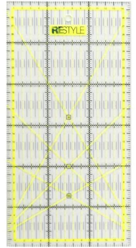 ReStyle 015.16701 Quiltliniaal 15 x 30cm met antislip