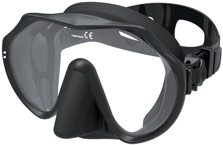 Tecnomar Panorama Duikmasker Zwart Man,Vrouw