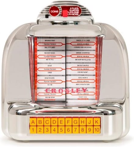 Crosley Corsair Diner Jukebox Tafelmodel Radio - Zilver