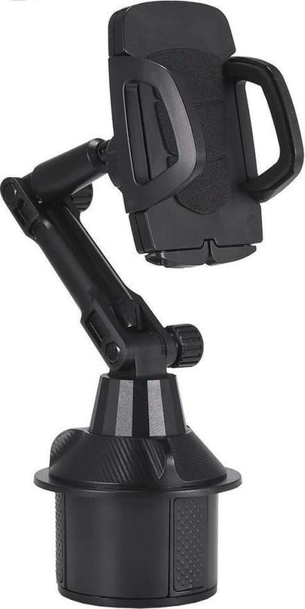 LuxeBass Telefoonhouder Auto Bekerhouder met Lange Zwanenhals | 360° roteren - LB528