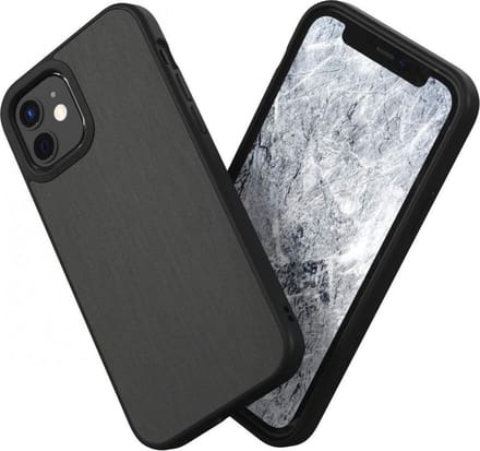 RhinoShield SolidSuit Apple iPhone 12 Mini Hoesje Brushed Steel