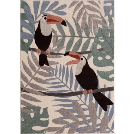 Slaapkamer tapijt Yellow Tipi Toucans