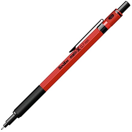 Professioneel 0,7 mm Mechanisch Vulpotlood in Rood