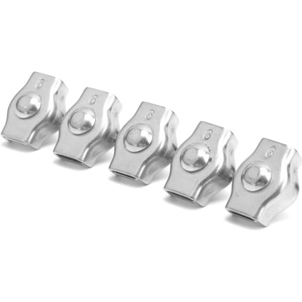 5 STUKS Touwklem Simplex Roestvrij Staal Marine Hardware Bevestiging voor Bosbouwmachines 6mm 0.24in white