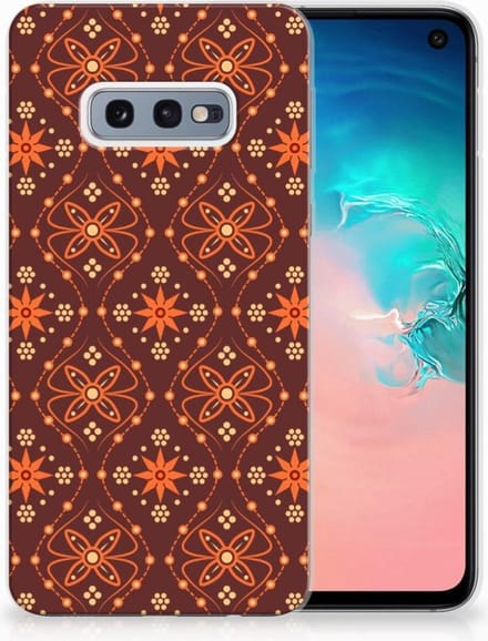 Samsung Galaxy S10e TPU bumper Batik Brown