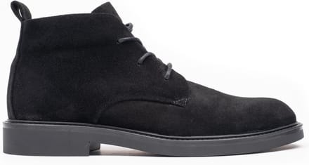 Hinson beatenberg chucka veterboots heren zwart suède