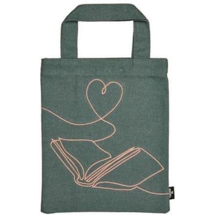 Libri_x boekentas katoen, formaat 20 x 25 cm. - boekenliefde