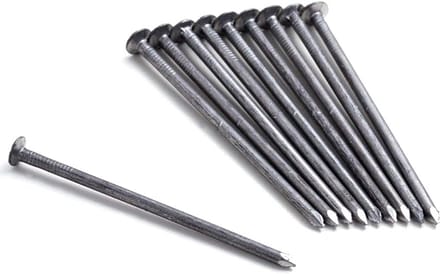 Set van 50 Lange, Rechte Stalen Constructie Nagels