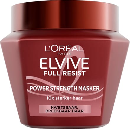 L'Oréal Paris Elvive Full Resist Power Masker - Haarmasker - Kwetsbaar, Breekbaar Haar - 680ml