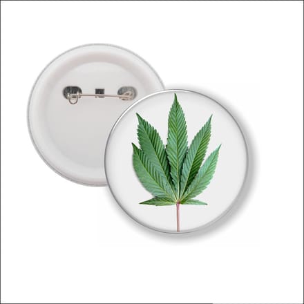 Button Met Speld - Weed