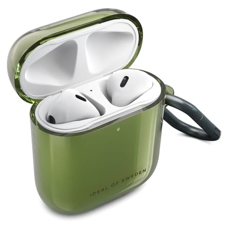 iDeal of Sweden Clear Case voor de Apple AirPods 1 / 2 - Khaki