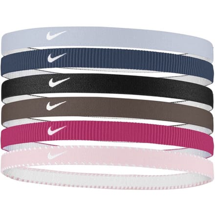 Nike Y Flex Classic Sporthoofdband (Verpakking van 6) (Multicolour)