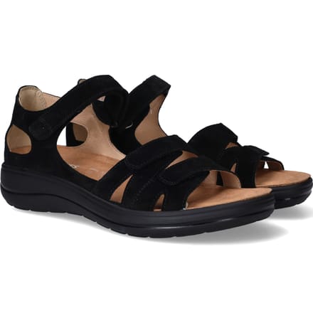 Hartjes Sandalen - Dames - Zwart - Maat:40