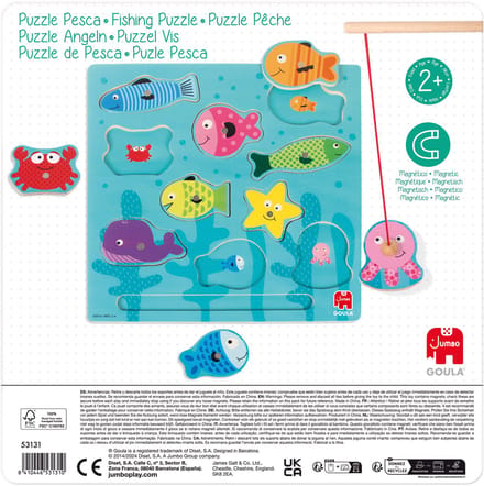 Jumbo - Goula - Magneet Puzzel Vissen - 10 stukjes