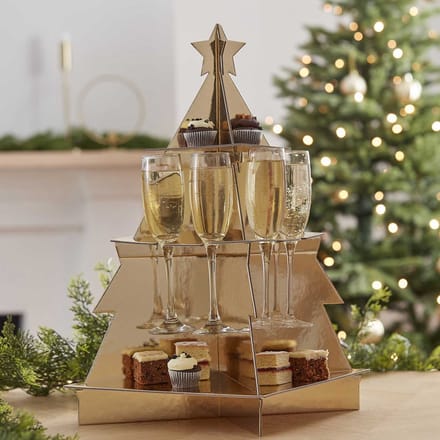 Ginger Ray - Ginger Ray - 3D kerstboomstand voor champagneglazen