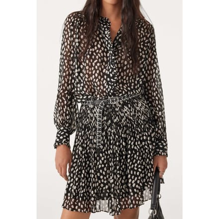 BA&SH Jupe Bruma Noir Taglia: 34 | Minigonne Outlet | Donna